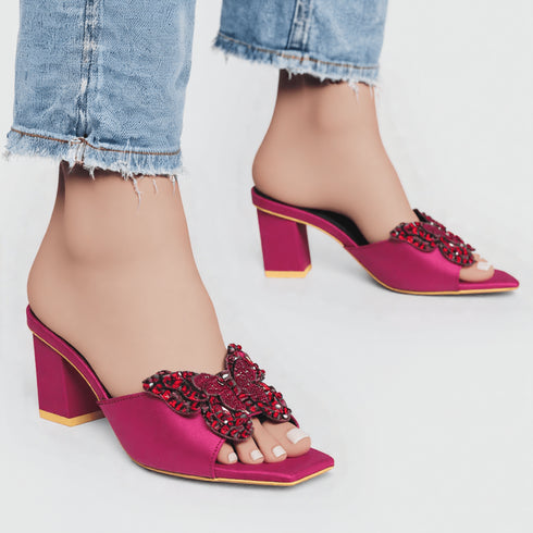 Women Formal Block Heel - 74945S - Block Heel - Walkeaze